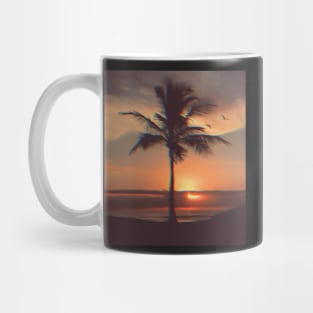 sunset beach Mug